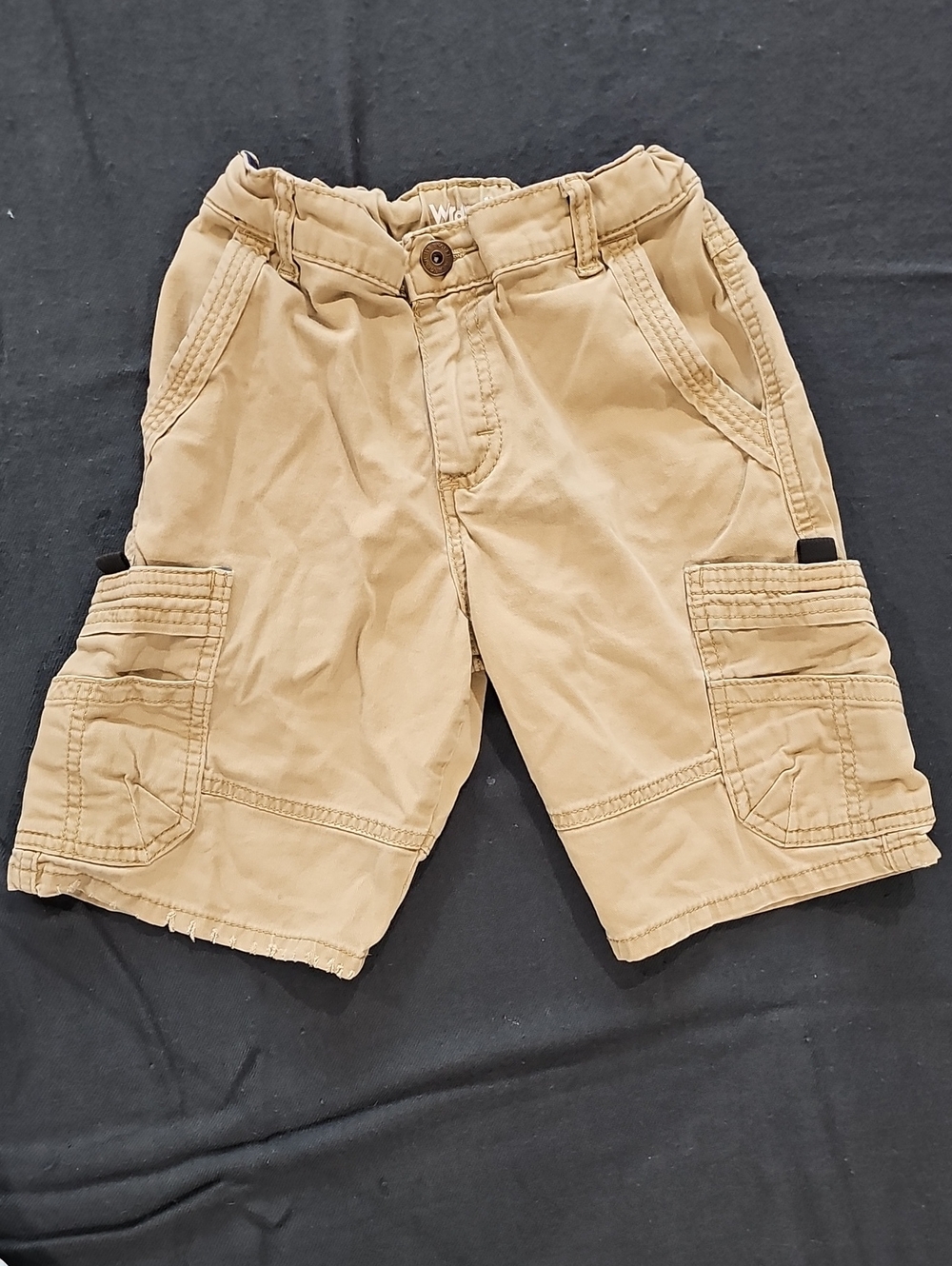 Wrangler Tan Elastic Waist Casual Shorts Boys Size 10